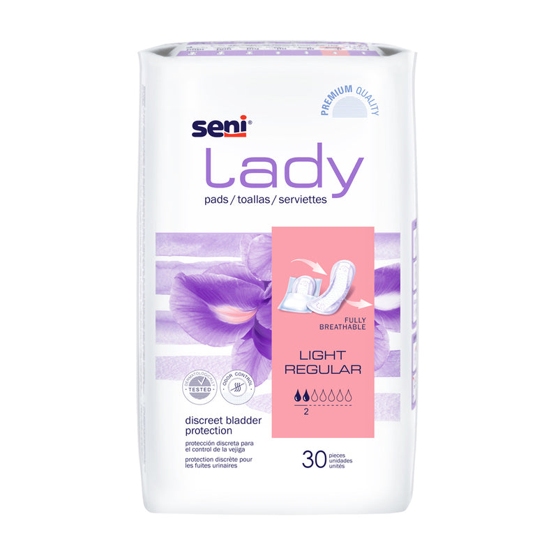 180 Count SENI Lady Light Protection Pads-Regular Length