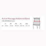 Solidea 0394A5 SilverWave Micro Massage Abdominal Band-Md-Cream