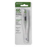 Veridian 08-350 Dual Scale 60-Second Thermometer w/ Beeper & Memory
