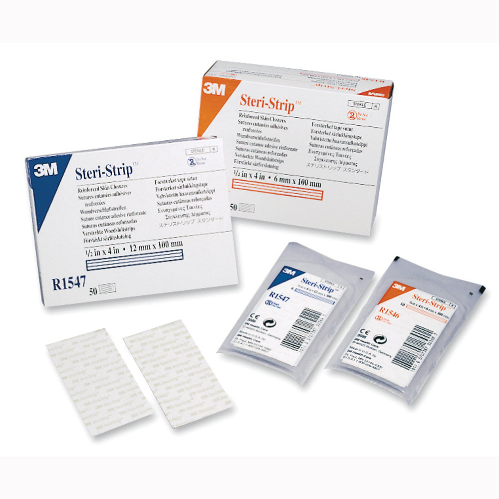 3M R1547 Steri Strip Reinforced Adhesive Skin Closures 200 Case 3m-r1547-steri-strip-reinforced-adhesive-skin-closures-200-case