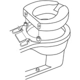 Ableware 725950001 Bolt-Down Lok-In-El Bracket by Maddak