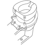 Ableware 725950002 Slip-In Lok-In-El Bracket by Maddak