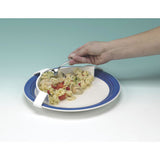 Ableware 745260002 Food Bumper by Maddak-White Plastic