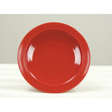 Ableware 745310004 Inner Lip Red Plate by Maddak