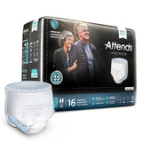 Attends ALI-UW30 Premier Heavy Absorbency Underwear-Large-64/Case