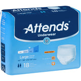 Attends AP0730 Underwear Extra Absorbency-Large-72/Case