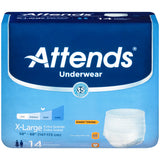 Attends AP0740 Underwear Extra Absorbency-XL-56/Case