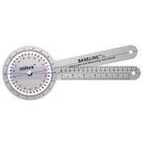 Baseline 12-1000HR HiRes Plastic Goniometer w/ 360° Head-12" Arm