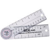 Baseline 12-1006 Rulongmeter Goniometer w/ 360° Head-7" Arms-25/Pack