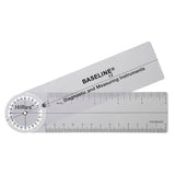 Baseline 12-1006HR HiRes Rulongmeter Goniometer w/ 360° Head-7" Arms