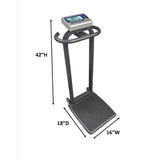 Befour MX306 Bariatric Tilt & Roll Space-Saving Portable Handgrip Scale