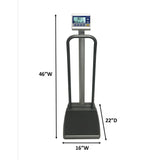 Befour MX377 THE Exam Room Handrail Scale-750 lb/340 kg Capacity