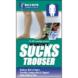 Bilt Rite 10-70500-MD Womens Trouser Socks-15-20 mmHg-Khaki-Medium