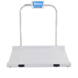 Brecknell MS1000 Wheelchair Scale with SBI 210 Indicator-1000 lb/500 kg Capacity