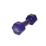 CanDo 10-0556-1 Vinyl Coated Dumbbell-7 lb-Purple-Each