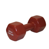 CanDo 10-0561-1 Vinyl Coated Dumbbell-20 lb-Brown-Each