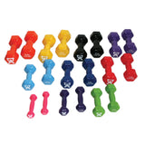 CanDo 10-0563 Vinyl Coated Dumbbell-10 Piece Set