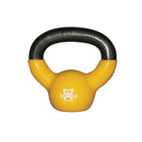 CanDo 10-3191 Vinyl Coated Kettlebell-Yellow-5 lb