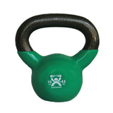 CanDo 10-3193 Vinyl Coated Kettlebell-Green-10 lb