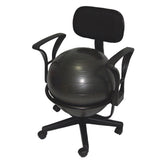 CanDo 30-1791 Mobile Metal Ball Chair with 22