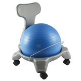CanDo 30-1795Plastic Mobile Ball Chair with Back-14