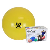 CanDo 30-1801B Inflatable Exercise Ball-Yellow-18
