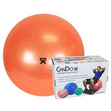 CanDo 30-1802B Inflatable Exercise Ball-Orange-22