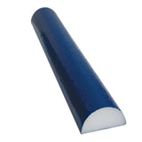 CanDo 30-2245 PE Foam Roller-Blue TufCoat Finish-4" x 36"-Half Round