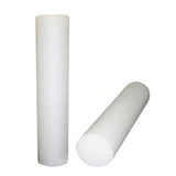 CanDo 30-2260 PE Foam Roller-Jumbo-White-8" x 36"-Round