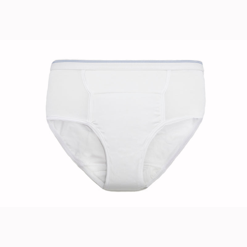 CareActive 6255-5-WHT Mens Reusable Incontinence Brief-2X-1/Pack