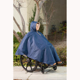 CareActive 9661-0-NAV Wheelchair Winter Poncho-Navy