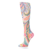 Celeste Stein Womens 18" Trouser Sock-Tropical Calypso
