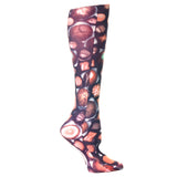 Celeste Stein Womens 18" Trouser Sock-Chocolates