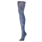 Celeste Stein Womens Tights-Queen-Denim Dotty