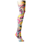 Celeste Stein Womens Tights-Queen-Purple Peacock