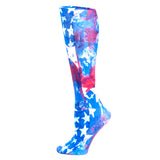 Celeste Stein Womens 10" Ankle Sock-Star Gazer