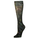 Celeste Stein Womens 10" Ankle Sock-Summer Fun