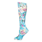 Celeste Stein Womens 8-15 mmHg Compression Sock-Turquoise Klara