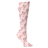 Celeste Stein Womens 15-20 mmHg Compression Sock-D'feet Breast Cancer