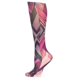 Celeste Stein Womens 15-20 mmHg Compression Sock-Purple Angelz