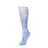 Celeste Stein Womens 15-20 mmHg Compression Sock-Pylon Blue