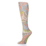 Celeste Stein Womens 15-20 mmHg Compression Sock-Turquoise Calypso