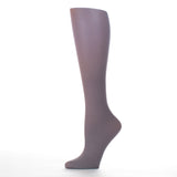 Celeste Stein Womens 15-20 mmHg Compression Sock-Regular-Grey Solid