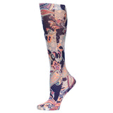 Celeste Stein Womens 8-15 mmHg Compression Sock-Mosaic Paisley