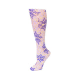 Celeste Stein Womens 8-15 mmHg Compression Sock-Purple Ensemble