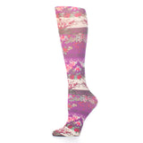 Celeste Stein Womens 20-30 mmHg Compression Sock-Moulin Rouge
