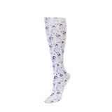 Celeste Stein Womens 20-30 mmHg Compression Sock-Winter Penguins