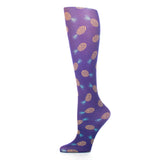 Celeste Stein Womens 20-30 mmHg Compression Sock-Golden Pineapple