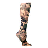 Celeste Stein Womens 20-30 mmHg Compression Sock-Regular-Camo