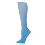 Celeste Stein Womens 8-15 mmHg Compression Sock-Periwinkle Solid